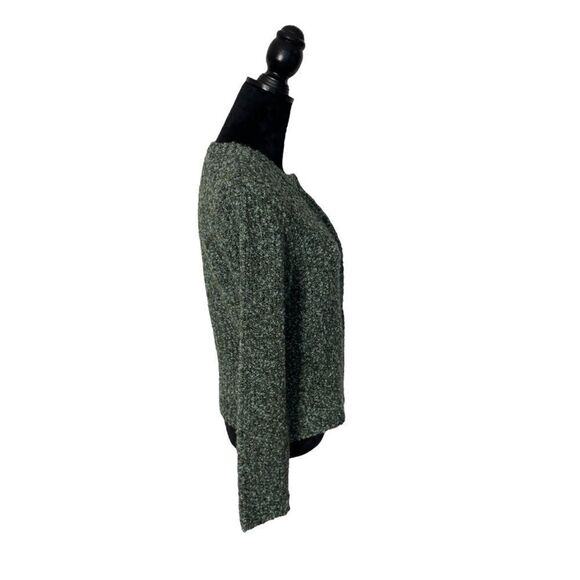 Talbots Vintage Boucle Knit Wool Blend Cardigan Size Medium - Picture 6 of 15